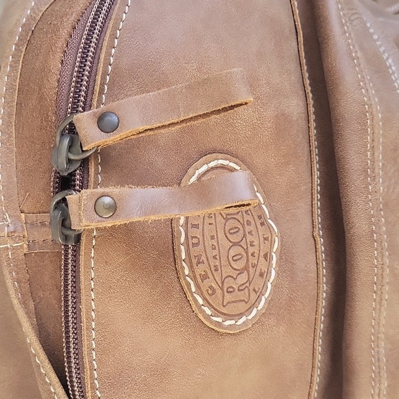 Roots Tribe Leather Back Pack - Picture 11 of 16